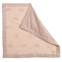 roba Couverture Bébé Lil Elephant 80 x 80 cm - Certifié GOTS - Marron