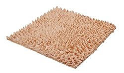 Kleine Wolke Textilgesellschaft Falbala Alfombrilla de baño, Poliéster, Rosa salmón, 0,73 x 60 x 4 cm