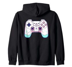 Gaming Controller Cartoon Look Juegos Sudadera con Capucha