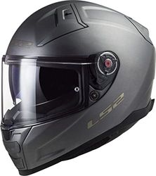 LS2, Casque Moto Intégral Vector II Matt Titanium, XL