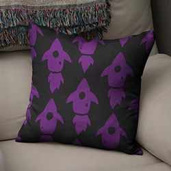Bonamaison Decorative Cushion Cover, Polycotton, Purple, Standard