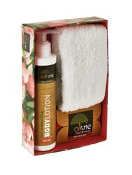 Ensemble de beauté avec lotion pour le corps à la rose, savon à la rose et serviette pour le visage