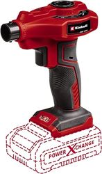 Einhell CE-AP 18 Li-Solo Power X-Change batterijluchtpomp (Li-ion, 18V, luchtstroom 670 l/min, werkdruk 0,05 bar, levering zonder batterij en oplader), rood/zwart