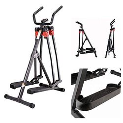 FFitness Unisex – Vuxen Air Walker professionell hemmagym, svart, M