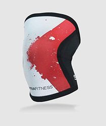 STAMINA FITNESS, Knäskydd 7 mm Unisex Vuxen, White Blood, XXS