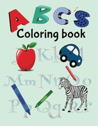 ABC coloring book with animals: ABC animals coloring book