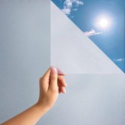 MARAPON ® Film Statique pour Fenêtre Opaque 0,75 x 50 m, Autocollant Brise-Vue Anti-UV, Verre Dépoli avec E-Book de Conseils Professionnels (Français Non Garanti)
