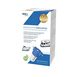 WM aquatec – Conjunto de filtros de água Mobile Edition para pré-filtração no enchimento de tanques de água doce de caravanas, caravanas e barcos: filtra eficazmente a ferrugem, a areia e os