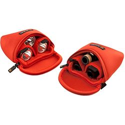 Protec N265RX - Bolsa para 3 boquillas de trombón (neopreno), color rojo