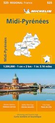 Michelin Regional France Midi-pyrénées Map