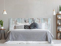 Hoofdbord bed PVC digitale print | herten met driehoeken 100 x 60 cm | Origineel en economisch hoofdeinde