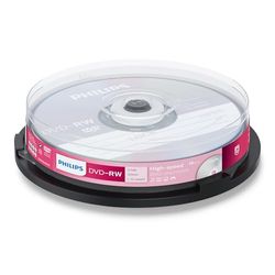 Philips 10 x DVD+RW - 4.7GB / 120min