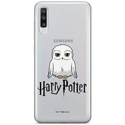 ERT GROUP mobiltelefonfodral för Samsung A70 originalt och officiellt licensierat Harry Potter mönster 070 optimalt anpassad till formen på mobiltelefonen, gedeeltelijk transparant