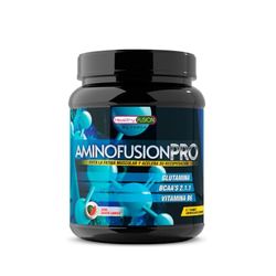 Healthy Fusion Aminofusion PRO | BCAAs + Glutamina + Vitamina B6 | BCAA 100% puros | Para deportistas | Aumenta tu masa muscular | Retrasa la fatiga y acelera la recuperación | Sabor Sandía | 30 dosis