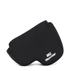 MegaGear Nikon Coolpix L340 MG784 Capa de neoprene ultraleve para câmara, com mosquetão, cor preta, MG784