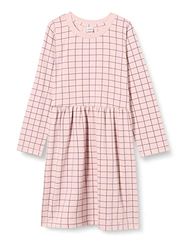 Pinokio Baby-meisje met lange mouwen jersey jurk, Roze Romantic, 110 cm