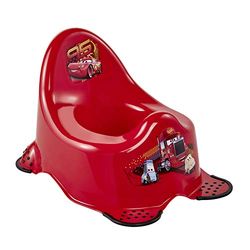 keeeper Pot pour Bébé Disney Cars, De 18 Mois à 3 ans Environ, Fonction Antidérapante, Adam, Blanc