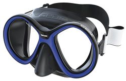 SEAC Chiara, mask av härdat glas för dykning och snorkling med 3D-spänne
