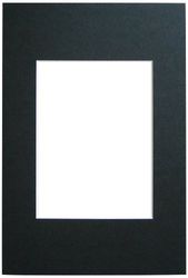 walther Design PassepArtouts Black for Frame size: 30 x 40 cm, Picture size: 20 x 30 cm PassepArtouts PA041B, Chamois