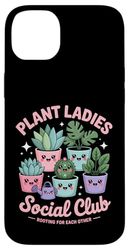 Plant Ladies Social Club Kawaii Gardening Case for iPhone 14 Plus
