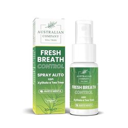 Spray pour l'haleine fraîche avec xylitol et arbre à thé, 30 ml, Fresh Breath Control