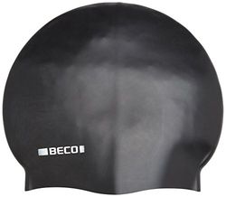 BECO Beermann GmbH & Co. KG Silikonhauben, Unifarbig Gorra, Infantil, Negro, Talla única