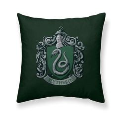 BELUM | Funda cojín Harry Potter, Funda de cojín 100% algodón 50x50cm Modelo Slytherin Basic A