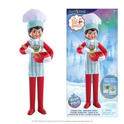 The Elf on the Shelf® - MagiFreez™ kerstbakkerij | Outfit met koksmuts, schort en bakaccessoires | Scout Elf Accessoires