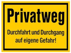 Private Path, Through and Through at Your Own Risk