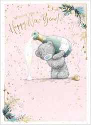 Me To You Tatty Teddy Carte de célébration du Nouvel An 12,7 x 17,8 cm - Collection officielle