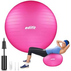 EDIFIT 0189-p-75 Pilatesbal, roze