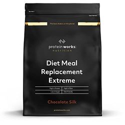 THE PROTEIN WORKS - Substitut De Repas Diététique Extrême | Repas complet 200 calories | Perte de poids | Healthy diet | 33 Servings | Chocolat Onctueux | 2kg