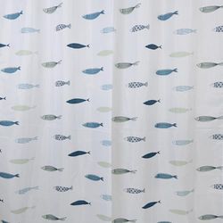 Gedy Cortina 240x200 cm Greece Blanco-Azul