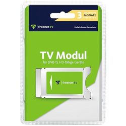 freenet TV 89001 CI+ TV-modul för antenn DVB-T2 HD, med 3 månader gratis