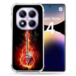 Cokitec Förstärkt fodral för Xiaomi Redmi Note 14 Pro 4G elektrisk gitarrmusik