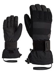 Ziener Milo Guanti da Snowboard/Sport Invernali, Impermeabili, Traspiranti, con Protezione, Nero, 10.5 Uomo