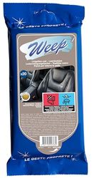 Weep Toallitas refrescantes para Cuero con Aroma a Miel (20 Unidades)
