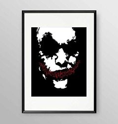 Poster incorniciato - Joker Batman Dark Knight - Artyexpress Made in Italy