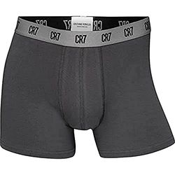 CR7 Cristiano Ronaldo Basic Organic Boxers de los Hombres, Paquete de 3, Multicolor, XXL