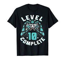 10 Anni Compleanno videogiochi level 10 Complete 2011 regalo Maglietta