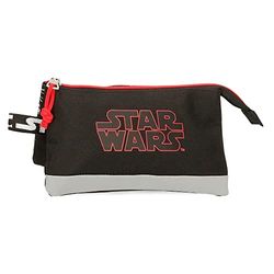 Star Wars Space Mission Pennenetui, drievoudig, zwart, 22 x 12 x 5 cm, polyester
