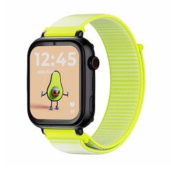 SaveFamily SaveWatch Plus 4G. Smartwatch voor kinderen. Bellen, video, Face ID, aanpasbare bandjes, UltraSlim, achtergronden, muziek, Bluetooth, App Store (Fluor)