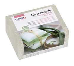 Glorex GmbH 6 1600 - glycerinezeep eco transparant met aloë vera 500 g transparant