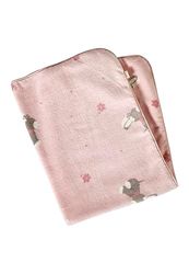 Sterntaler Emmi Girl Couverture en Peluche Motif âne Flora Rose