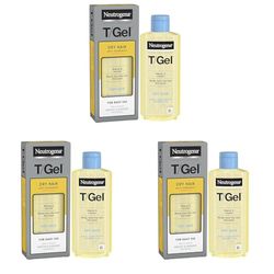 Neutrogena T/Gel Anti-Dandruff Shampoo Dry Hair, Mix, Jasmine, 250 Ml (Pack of 3)