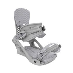 K2 Snowboarding Cassette Fixation de Snowboard Femme, White, S (EU: 33.5-39 / US: 3-7.5 / Mondo: 200-245)