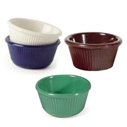 Garcia de Pou 96 Eenheid Geribbeld Ramekin, 90 ml, Melamine,