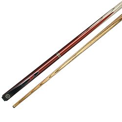 BCE Unisex Ps-10 Keyline 2 delar nordamerikansk asksnooker & pool kö 145 cm 9 5 mm spets, svart rump/naturlig träaxel, 57 UK