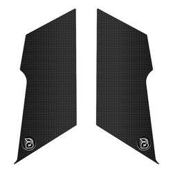 Speedo Angels BLOQ Motorcycle Tank Grips compatible with APRILIA TUAREG 660 (2022-) Tacky Grip - Black