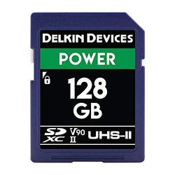 Delkin Devices 128GB Power SDXC UHS-II (U3/V90) Memory Card